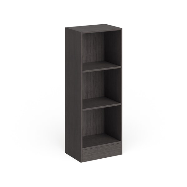 Shop Porch & Den Alethea Short Narrow 3-shelf Bookcase ...