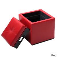 Porch & Den Adwick Small Storage Ottoman with Flip Over Tray
