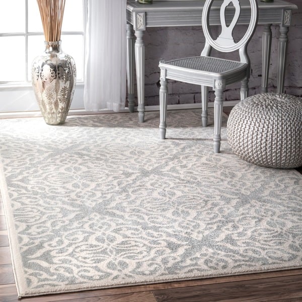 Modern Trellis Design New Silver Beige High Quality Runner Budget Area Rugs Modern Trellis Design New Silver Beige High Quality Runner Budget Area Rugs