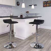 Porch & Den Cary Contemporary Vinyl Bar Stool
