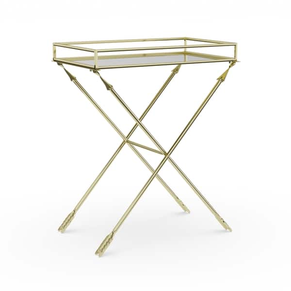 Silver Orchid Jalabert Arrow Metal Accent Table With Silver Orchid Jalabert Arrow Metal Accent Table With