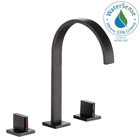 ANZZI Sabre 8 in. Widespread 2-Handle Bathroom Faucet in Oil Rubbed Bronze