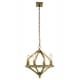 preview thumbnail 1 of 1, Royce Edge 4-Light Pendant (Burnished Brass, Bronze, Polished Nickel)