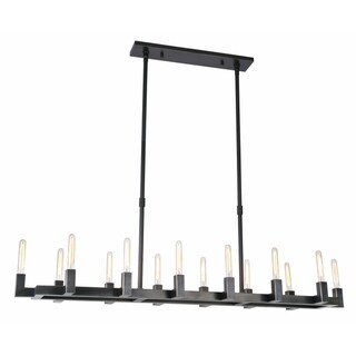 Royce Edge 14-Light Chandelier (Burnished Brass, Bronze, Polished Nickel) (Bronze - Bronze) - Chandeliers For Bedrooms by Overstock.com