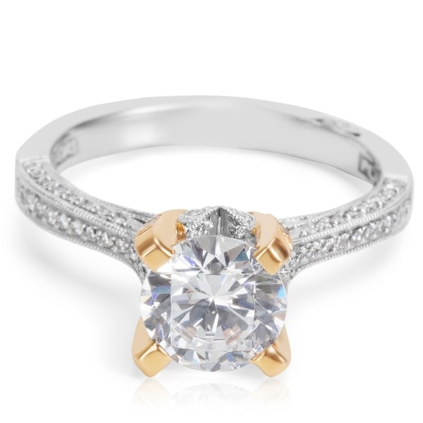 Shop Tacori  2561 PK RD Engagement  Ring  Setting in Platinum 