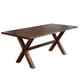 Simple Living Mandeville Live Edge Solid Wood Walnut Dining Table - Thumbnail 4