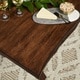 Simple Living Mandeville Live Edge Solid Wood Walnut Dining Table - Thumbnail 1