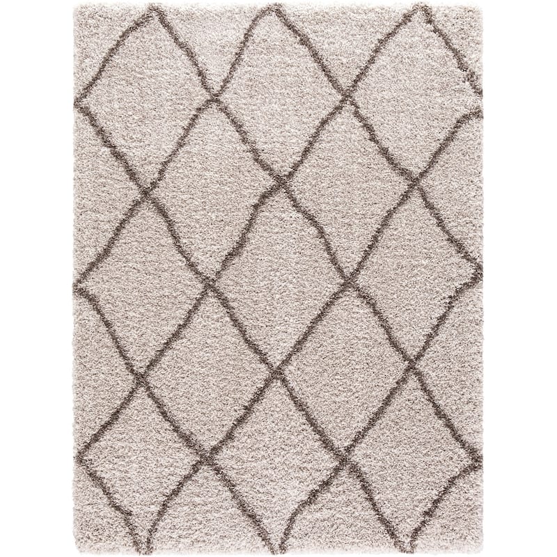 Concord Global Ocean Shag Lattice Area Rug