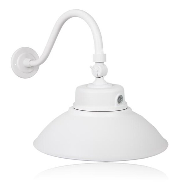 Maima 14 In Outdoor Adjule Led Gooseneck Barn Light Outdoor Adjule Led Gooseneck Barn Light Photocell Sensor 4000 Lumens