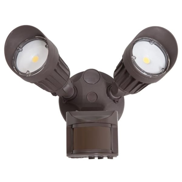 Shop Maxxima 2 Head Outdoor LED Security Light, 1800 Lumens, Motion