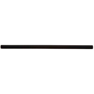 Gloss Ceramic Wall Trim 1/2X12 Jolly in Black