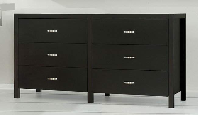 Axium Espresso 6 drawer Dresser