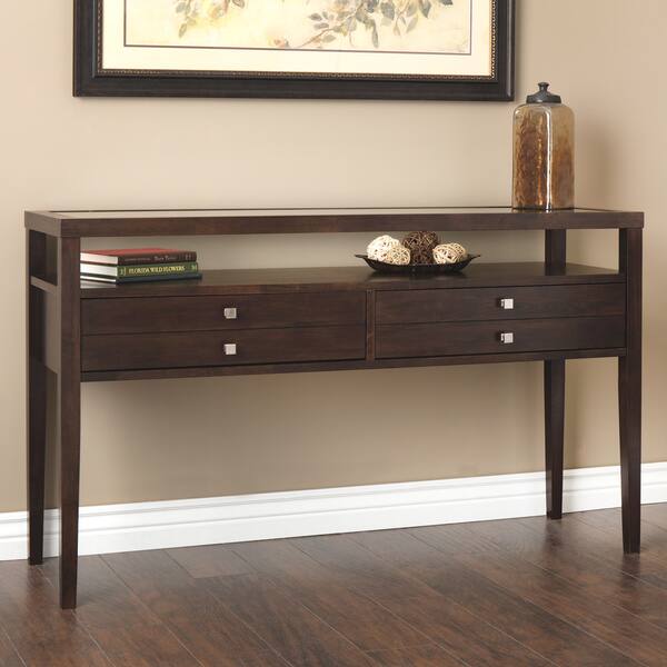 Shop Strick Bolton Aristo Halifax Brown Console Table