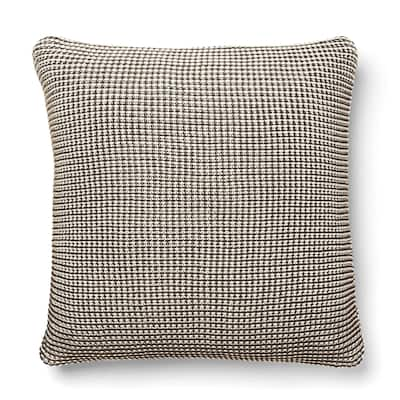 Cottage Home Eagen Knitted Cotton Throw Pillow