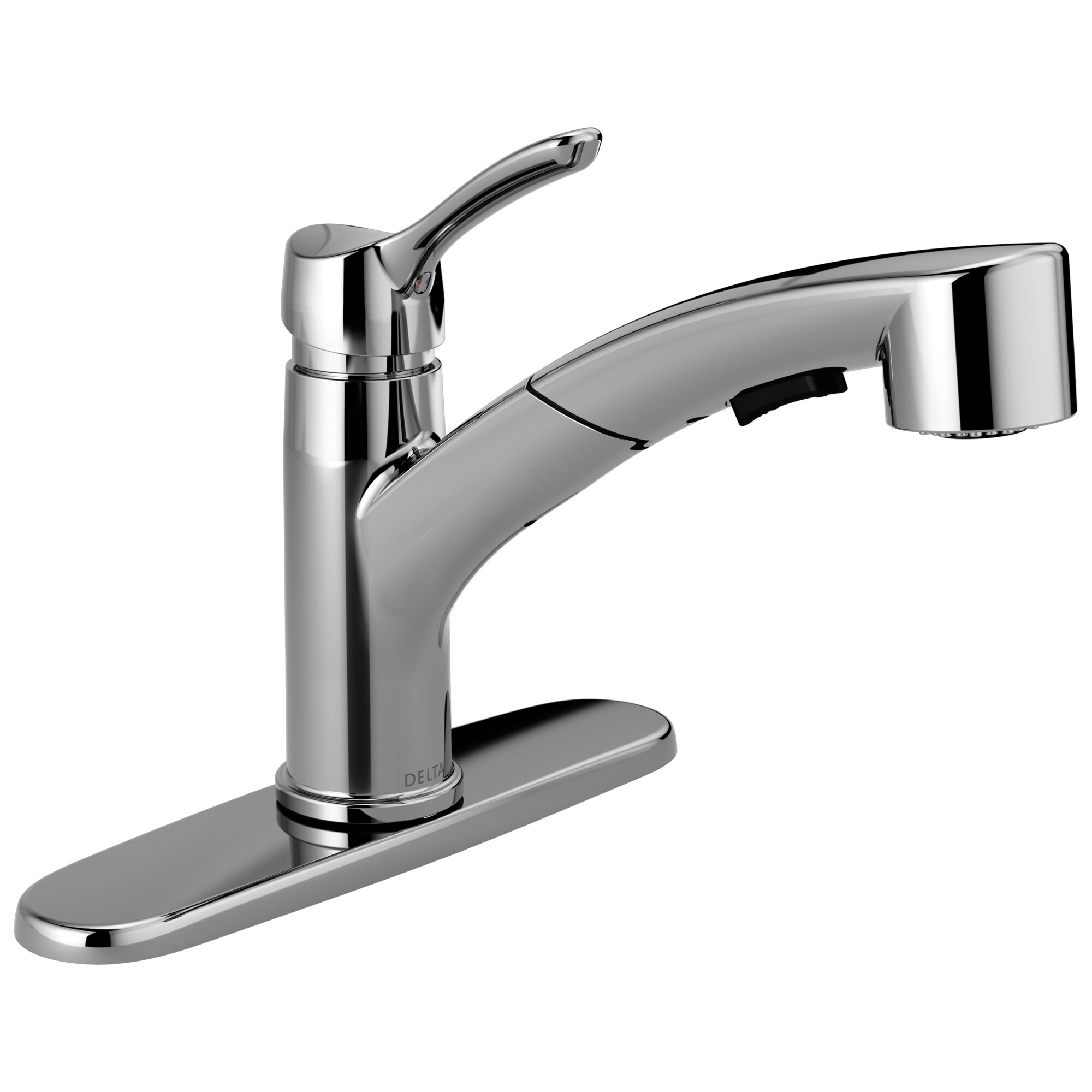 Delta Collins Single Handle Tract-Pack Pull-Out Kitchen Faucet Arctic  Stainless (4140-ARTP-DST)