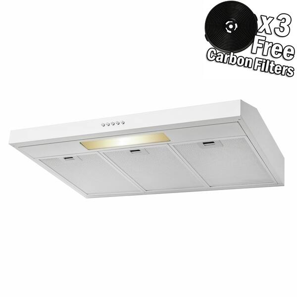Shop Akdy Rh0338 36 Under Cabinet White Painted Stainless Steel