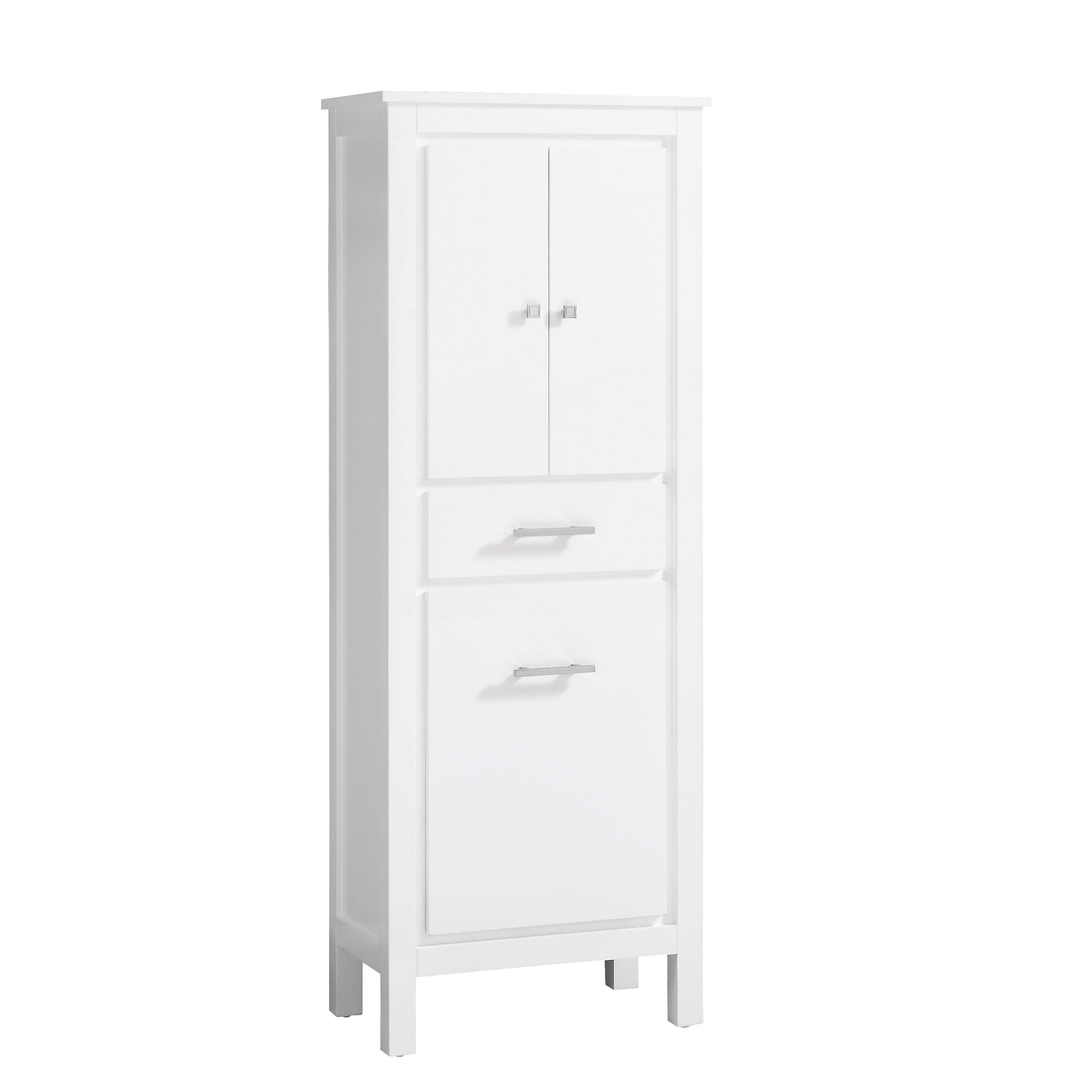 Shop Azzuri Riley 24 In Linen Tower With Tilt Out Hamper 24 W X