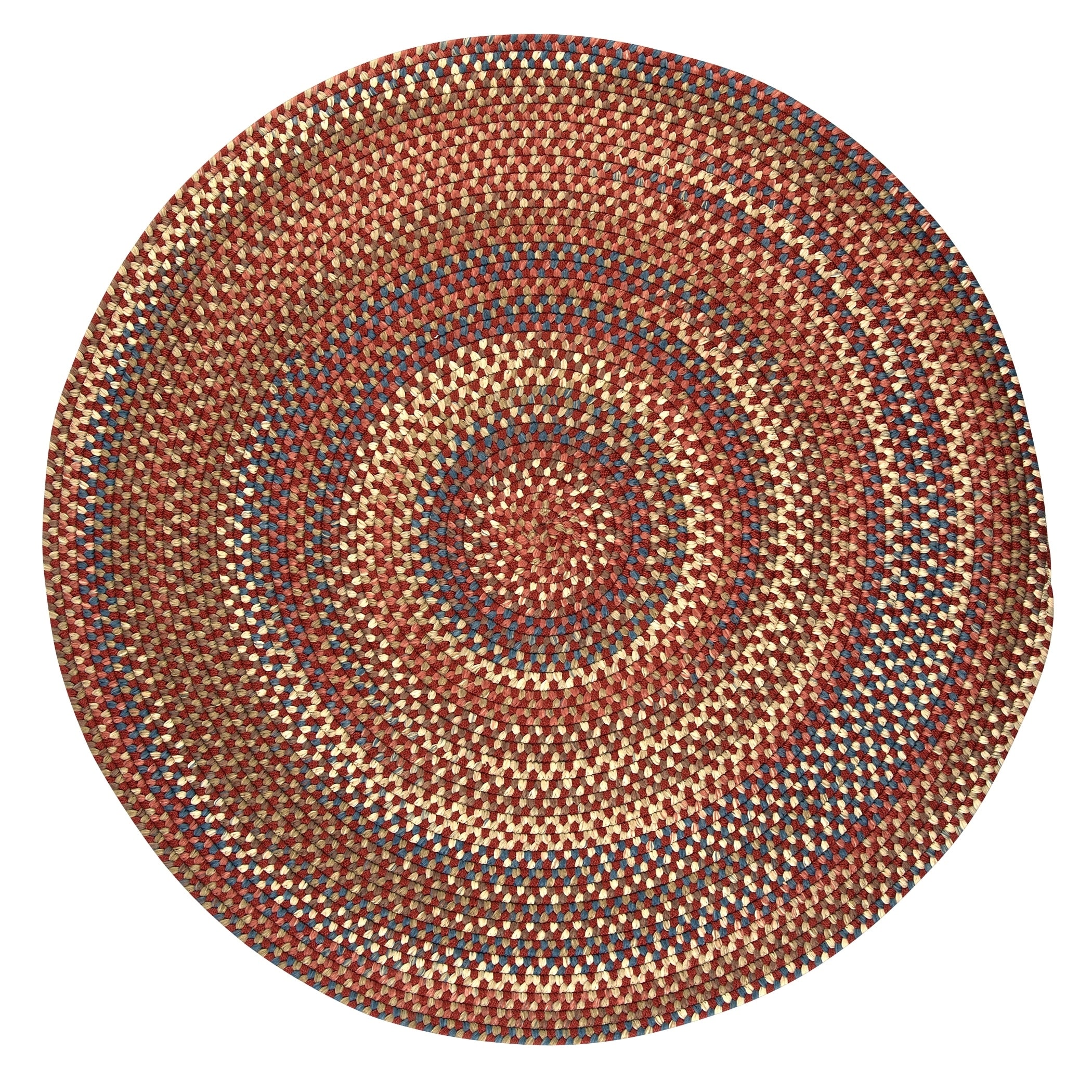 Круглый плетеный ковер текстура