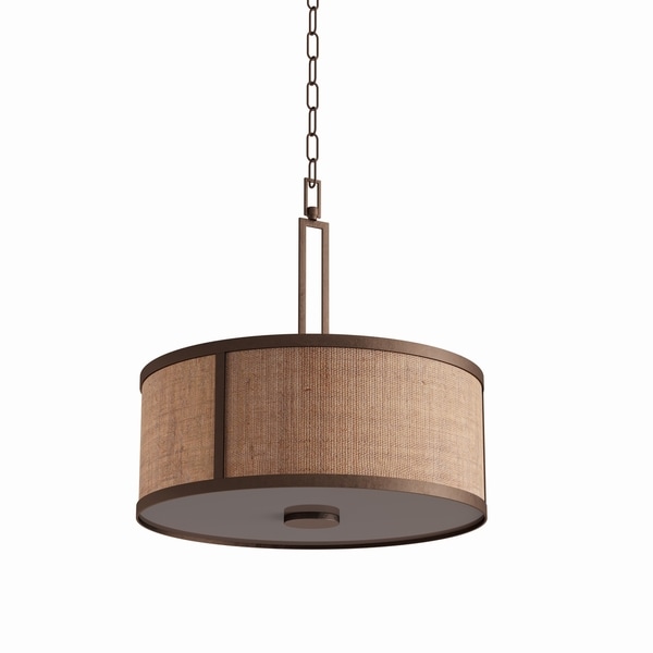 Carbon Loft Manistee 3-light Aged Bronze Pendant