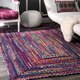 The Curated Nomad Grove Handmade Braided Cotton Area Rug - Thumbnail 16
