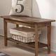 preview thumbnail 2 of 6, The Gray Barn Rosings Storage Coat Hook with Bench Set