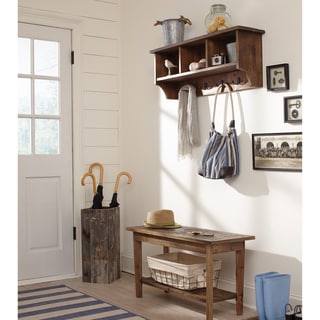 The Gray Barn Rosings Storage Coat Hook with Bench Set