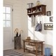 preview thumbnail 1 of 6, The Gray Barn Rosings Storage Coat Hook with Bench Set