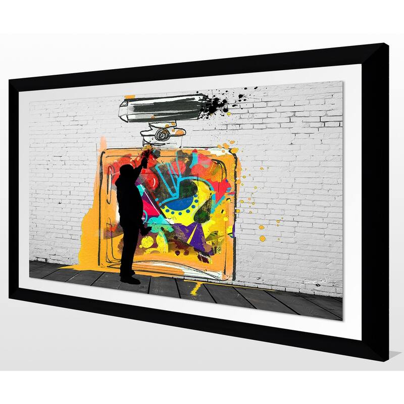 BY Jodi "On The Wall" Framed Acrylic Wall Art Decor