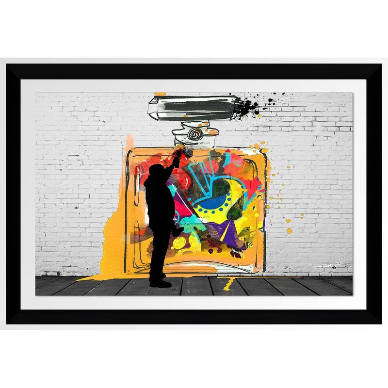 BY Jodi "On The Wall" Framed Acrylic Wall Art Decor