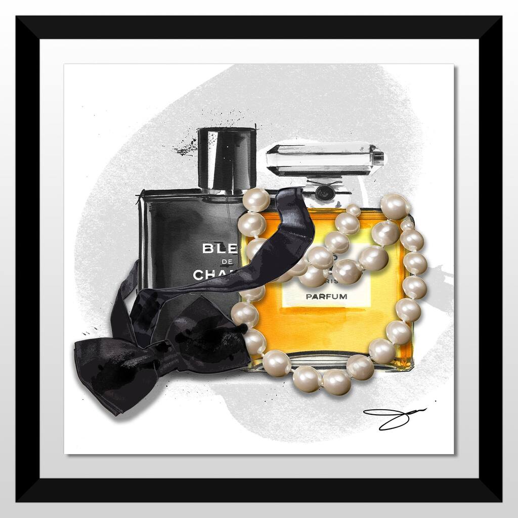 BY Jodi "His And Hers" Framed Acrylic Wall Art Decor