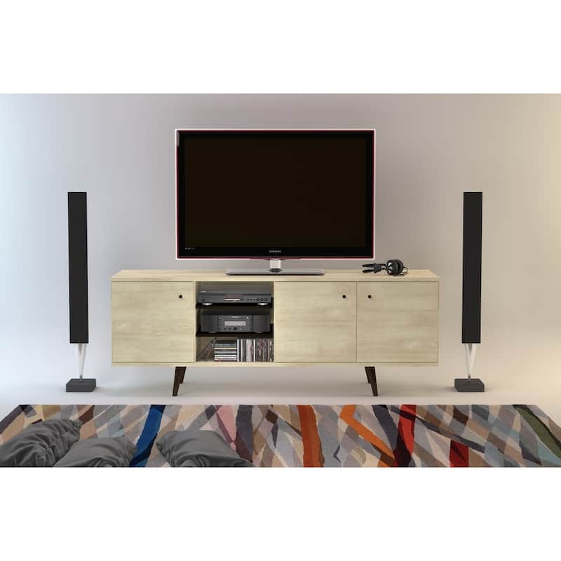 Carson Carrington Hitra Mid-century 3-cabinet TV Stand