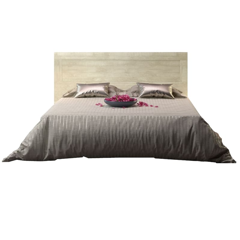 Mid-century Platform Bed with Headboard