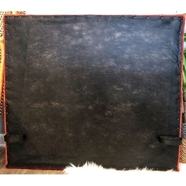 Mongolian Fur Off-White Twin/Twin XL Headboard