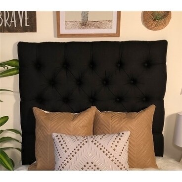 Linen Black Diamond Tufted Twin Xl Headboard Linen Black Diamond Tufted Twin Xl Headboard