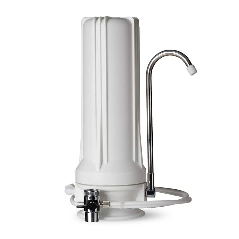 iSpring Countertop Multi Filtration Drinking Water Filter System - White