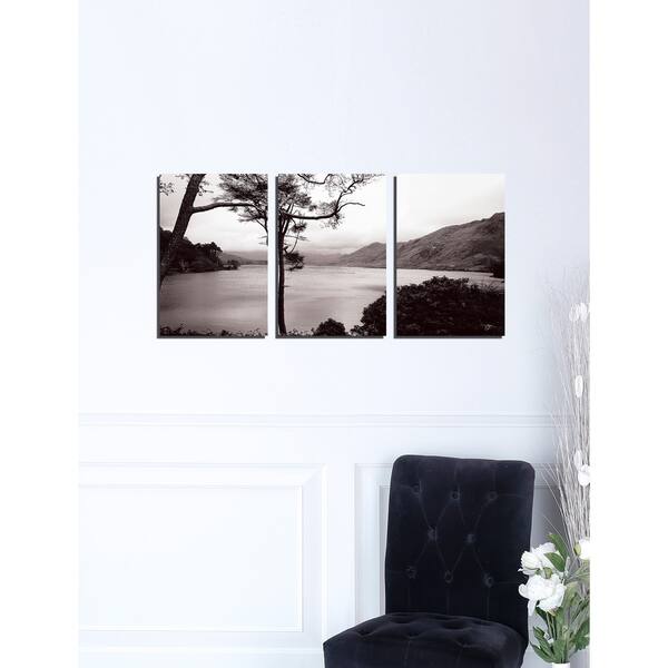 18X12 Landscape Photography Silent Lake Canvas Wall Art, ready to hang ...