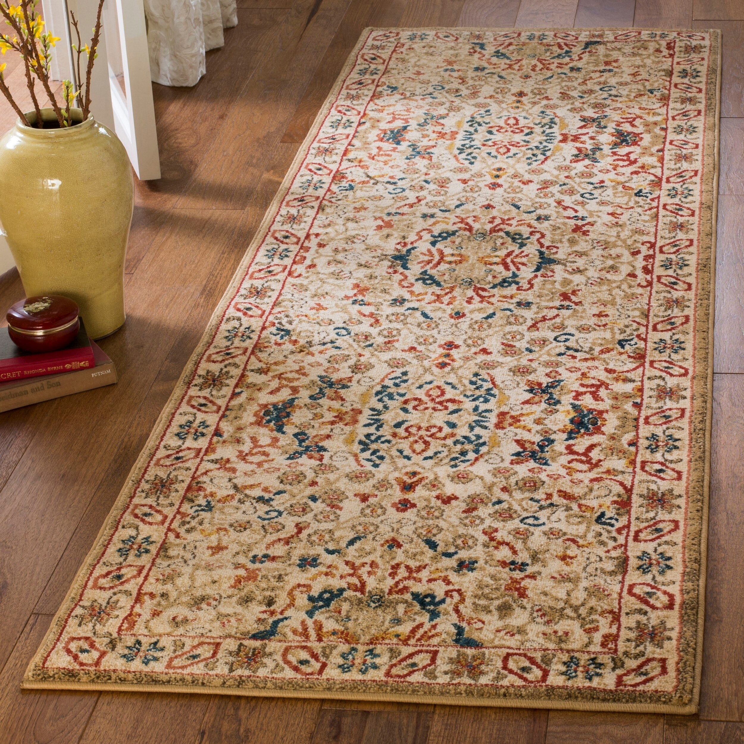Shop Safavieh Kashan Geja Oriental Rug With Fringe On Sale