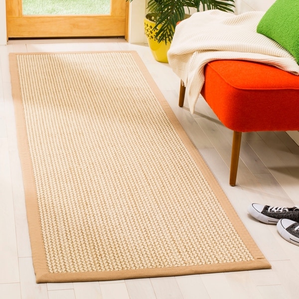 Safavieh Hand Woven Natural Fiber Contemporary Beige Sisal Rug Safavieh Hand Woven Natural Fiber Contemporary Beige Sisal Rug 2 X27 6