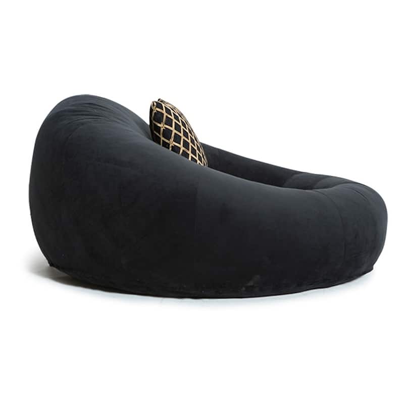 Seatcraft Bella Fabric Cuddle Seat Home Theater Foam Bean Bag Chair