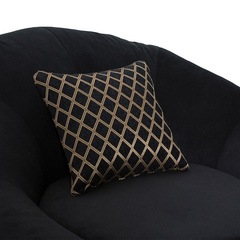 Seatcraft Bella Fabric Cuddle Seat Home Theater Foam Bean Bag Chair