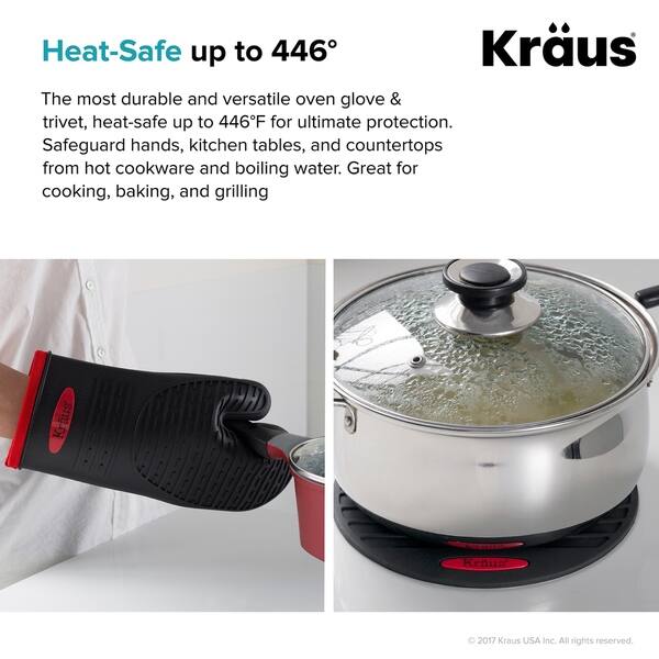 Shop Kraus Heat Resistant 100 Food Safe Silicone Non Slip Oven
