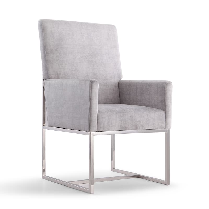 Element Dining Armchair - Grey - Dining Chairs - Upholstered