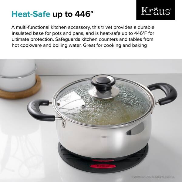 Shop Kraus Heat Resistant 100 Food Safe Silicone Non Slip Trivet