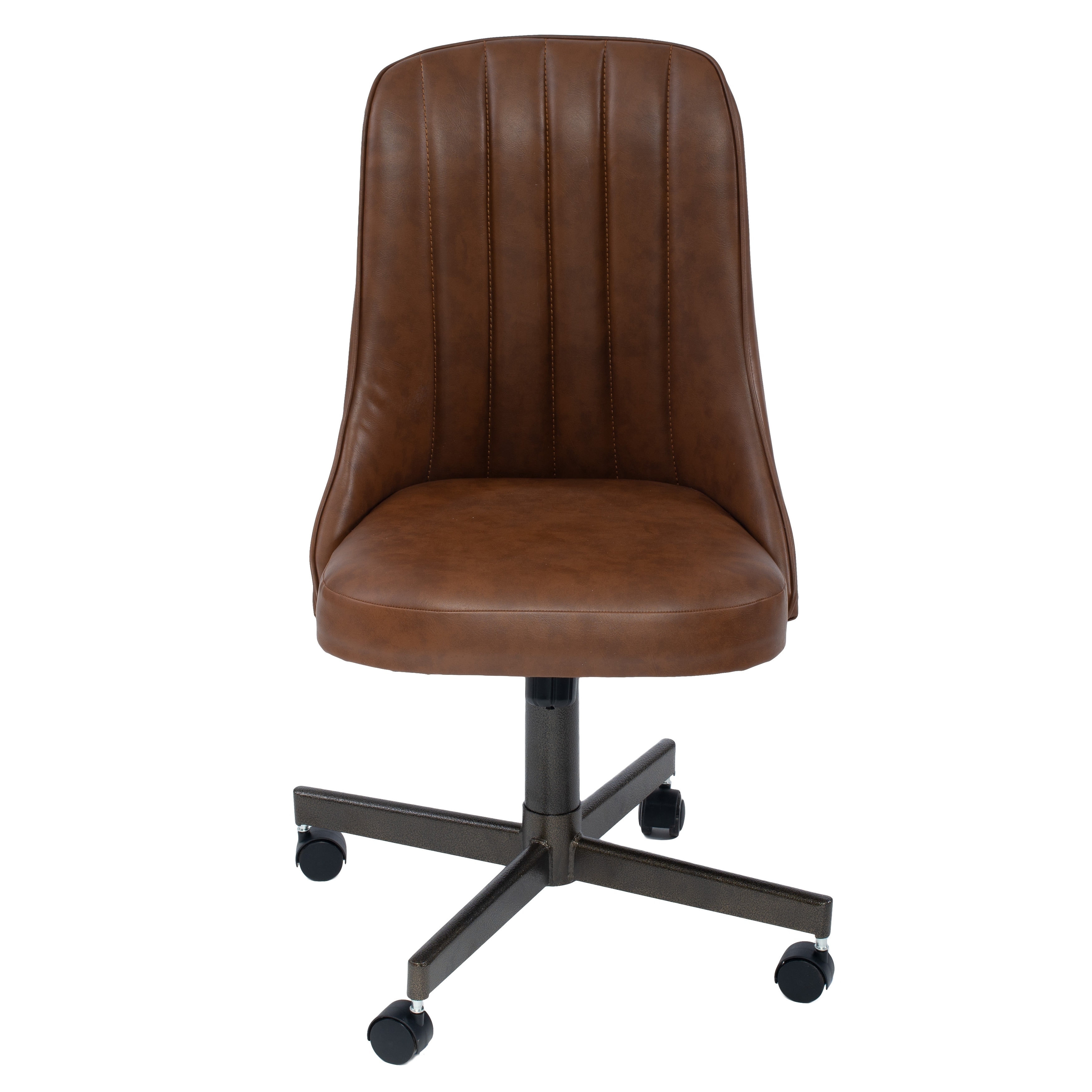 Casual Dining Cushion Swivel and Tilt Rolling Kitchen Chair On Sale