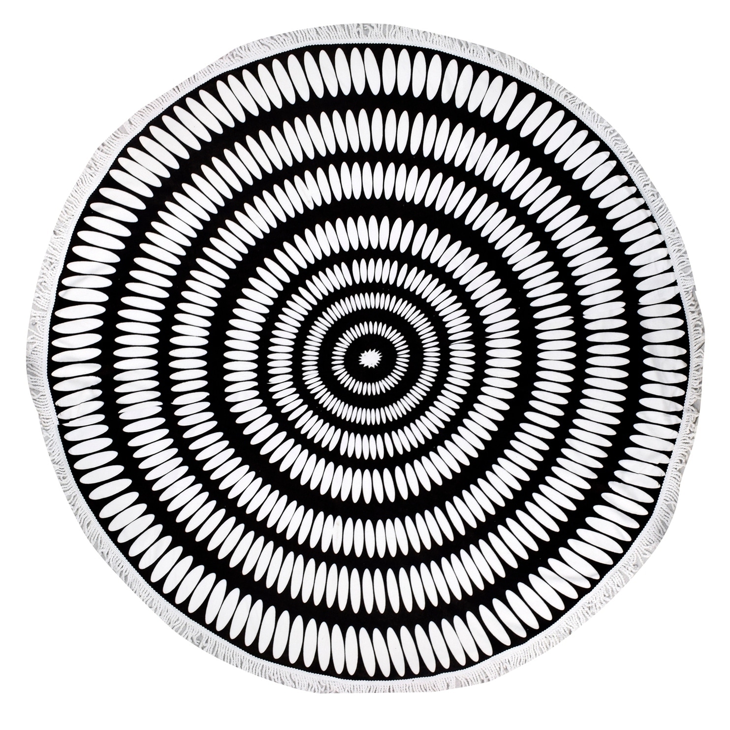 thick round yoga mat