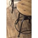 preview thumbnail 4 of 3, Orvelle Adjustable Reclaimed Pine Barstool by Kosas Home