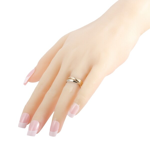 cartier nail ring white gold