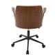 preview thumbnail 11 of 11, Verdana Mid-Century Modern Upholstered Office Chair with Wood Accents