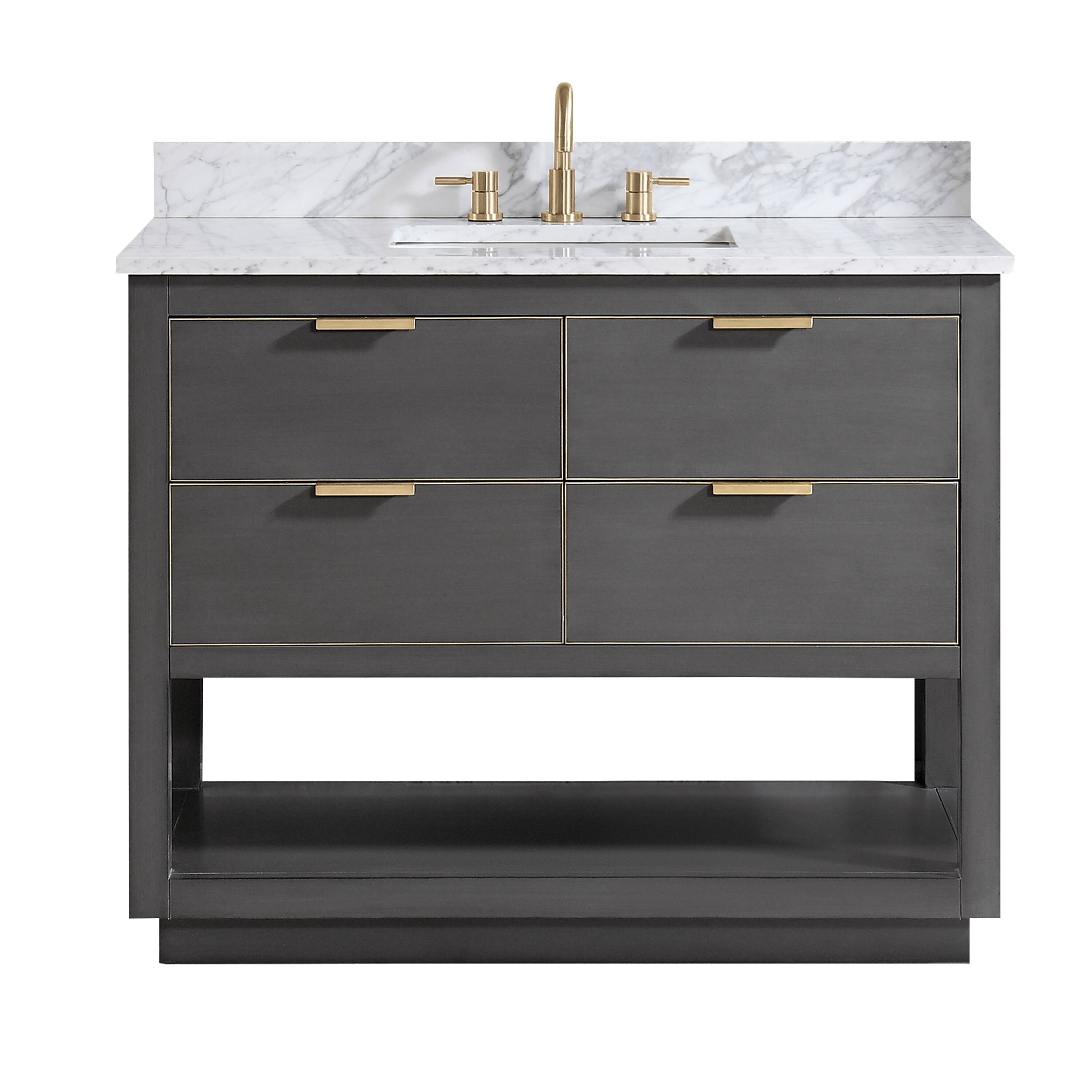Option Carrara White Marble Top