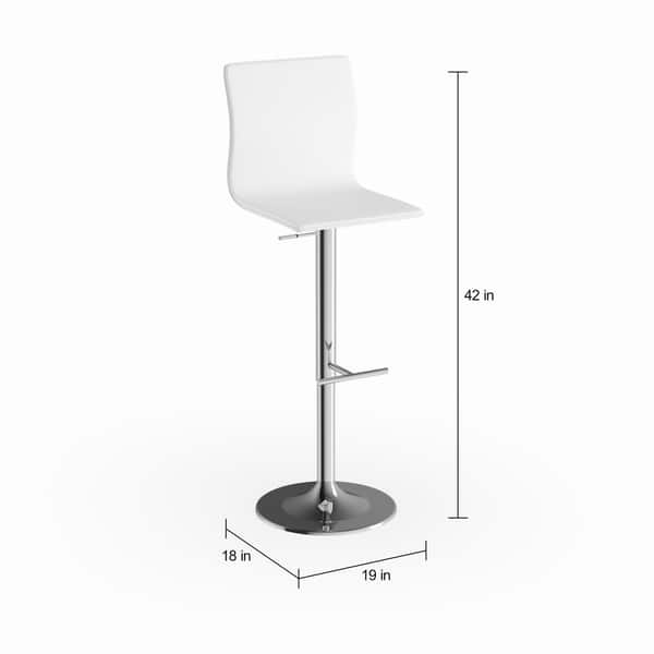 Carson Carrington Ljungby Adjustable Height Swivel Stool